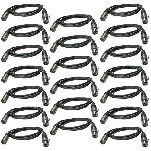 Lot shielded foot xlr - 20, ft